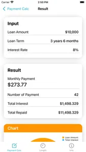 Payment Calculator - Repayment screenshot 1