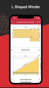 RedX Stairs - 3D Calculator screenshot 9
