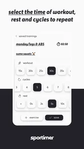 Tabata Sportimer screenshot 1