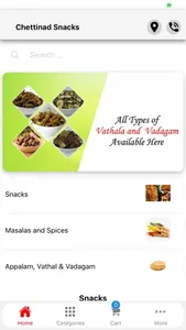 Chettinad snack screenshot 0