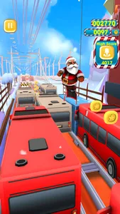 Santa Christmas Runner Sim 3D screenshot 2