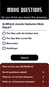 Bond Trivia screenshot 1