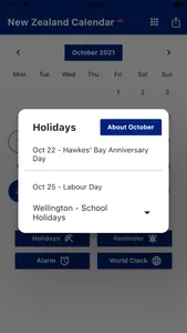 New Zealand Calendar 2023 screenshot 1