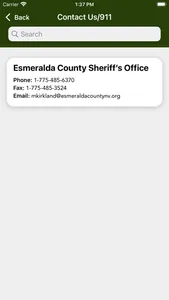 Esmeralda County Sheriff screenshot 2