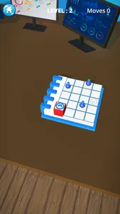 Paper Seal - Stamp Move Puzzle screenshot 0