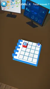 Paper Seal - Stamp Move Puzzle screenshot 2