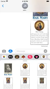 Ave Maria stickers screenshot 0