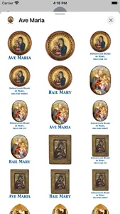 Ave Maria stickers screenshot 3