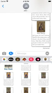 Ave Maria stickers screenshot 7