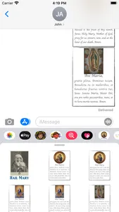 Ave Maria stickers screenshot 8