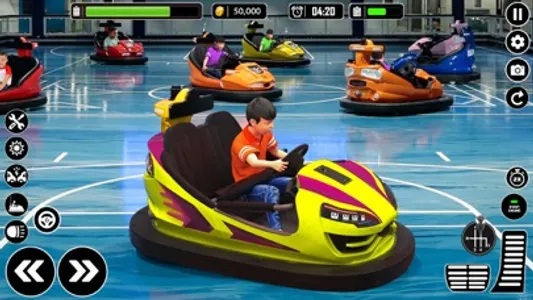 Bumper Car Crash Stunt Race 3D screenshot 1