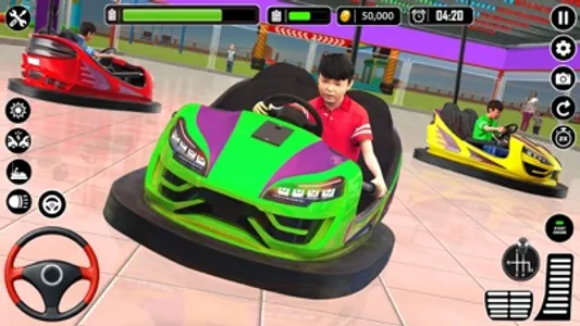 Bumper Car Crash Stunt Race 3D screenshot 3