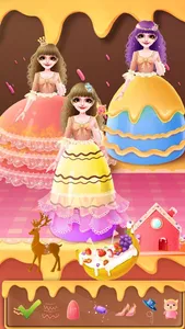 Queen Skirt Cake Making screenshot 3