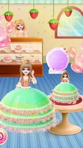 Queen Skirt Cake Making screenshot 4