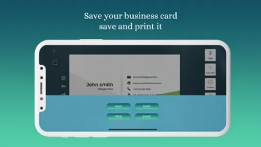 Business Card Maker : Editor screenshot 7