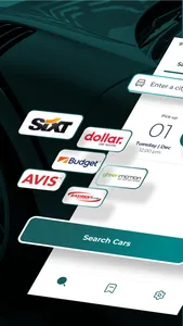 Rental cars app screenshot 1