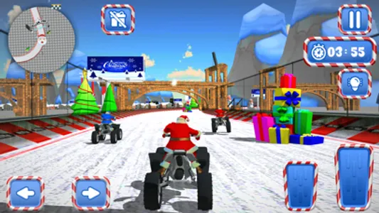 Santa Quad Bike Racing Game screenshot 1