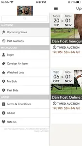 Dan Post Quarter Horse Auction screenshot 3