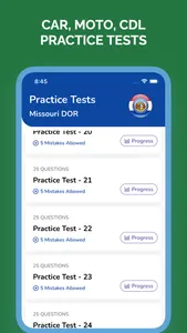 Missouri MO DOR Permit Test screenshot 0