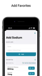 Sodium Tracker & Counter screenshot 1