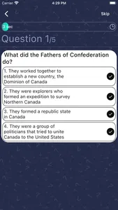 Canadian Citizenship Practice screenshot 1