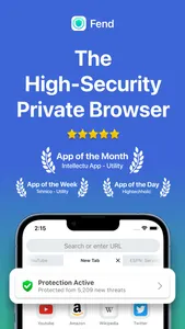 Fend: Private Browser screenshot 0