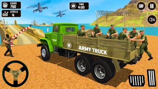 US Army Cargo Truck Driver 3D screenshot 0