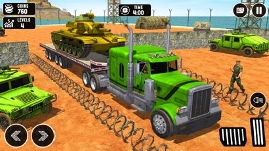 US Army Cargo Truck Driver 3D screenshot 3