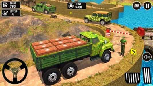 US Army Cargo Truck Driver 3D screenshot 4