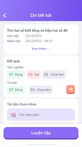 SISAP Học sinh: Ôn tập screenshot 2