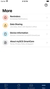 mySCS SmartCare screenshot 5