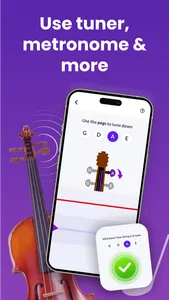 tonestro: Violin Lessons・Tuner screenshot 7