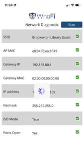 WhoFi Diagnostic Tool screenshot 1