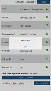 WhoFi Diagnostic Tool screenshot 4