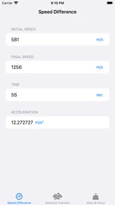 Acceleration Calculator Pro screenshot 0