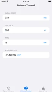 Acceleration Calculator Pro screenshot 2