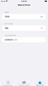 Acceleration Calculator Pro screenshot 3