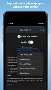 Map Redirect for Map Links screenshot 2