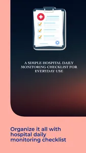 Hospital Checklist screenshot 1