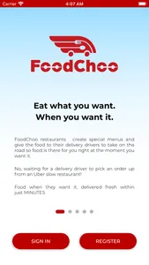 FoodChoo Rider screenshot 0