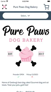 Pure Paws Dog Bakery screenshot 0