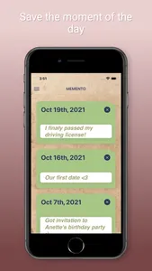 Memento Diary screenshot 1