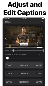CaptionMe automatic subtitles screenshot 2
