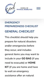 Emergency Preparedness Toolkit screenshot 1