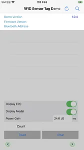 RFID Sensor Tag Demo screenshot 0