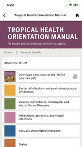 Tropical Health Orientation screenshot 1