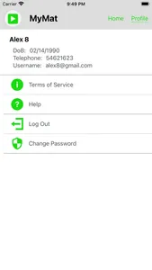 MyMAT App screenshot 1