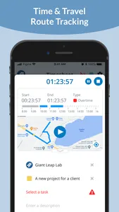 Trackabi Time Tracker screenshot 1