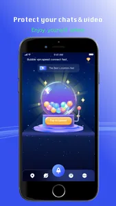 Bubble vpn:speed connect fast screenshot 0