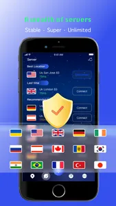 Bubble vpn:speed connect fast screenshot 1